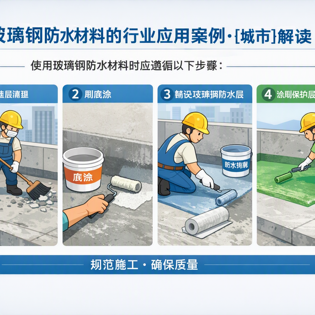 玻璃钢防水材料的行业应用案例,丽水解读